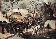 BRUEGHEL, Pieter the Younger Adoration of the Magi df china oil painting reproduction